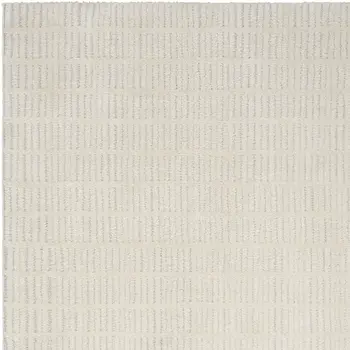 4' X 6' Ivory and Gray Geometric Area Rug