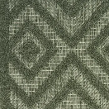 4' X 6' Ivory and Gray Geometric Area Rug