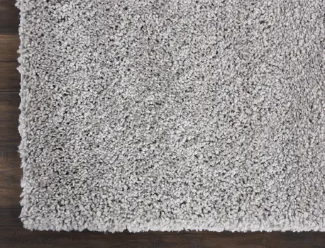 3' X 5' Gray Shag Distressed Area Rug