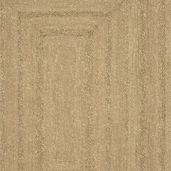 4' X 6' Natural And Brown Handmade Indoor Outdoor Area Rug
