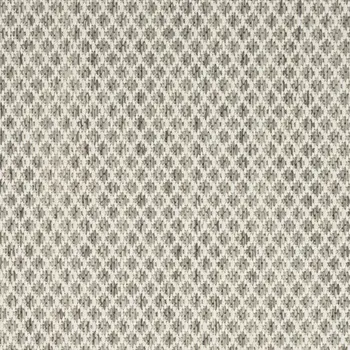 8' Ivory and Gray Abstract Non Skid Runner Rug