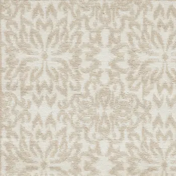 2' X 4' Beige and Ivory Floral Area Rug