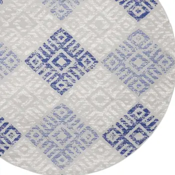 3' X 5' Pink and Ivory Abstract Geometric Area Rug