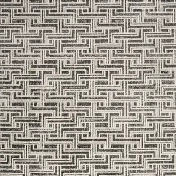 8' X 10' Gray Geometric Distressed Area Rug