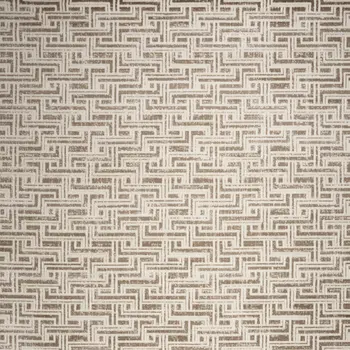 5' X 7' Brown Geometric Distressed Area Rug