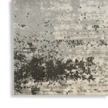 9' X 12' Cream Abstract Area Rug