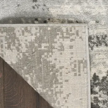 8' X 10' Cream Abstract Area Rug