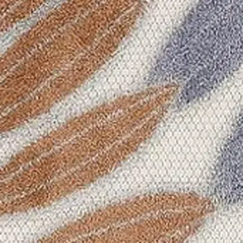 5' X 7' Cream Geometric Area Rug