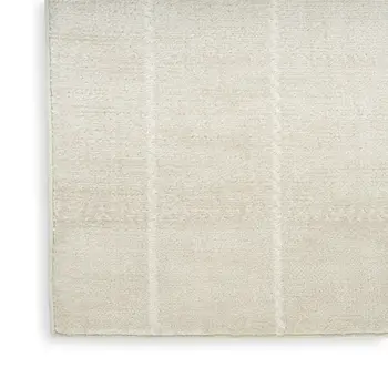 5' X 7' Cream Geometric Area Rug