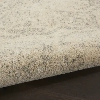 4' X 6' Beige And Gray Oriental Distressed Area Rug