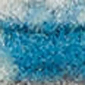 4' X 6' Ivory Blue and Gray Striped Area Rug