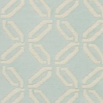 2' X 4' Beige and Green Trellis Area Rug