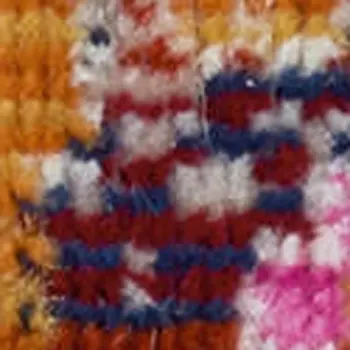 4' X 6' Ivory Pink And Orange Floral Distressed Area Rug