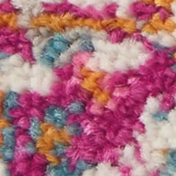 2' X 4' Ivory Pink And Orange Floral Distressed Area Rug