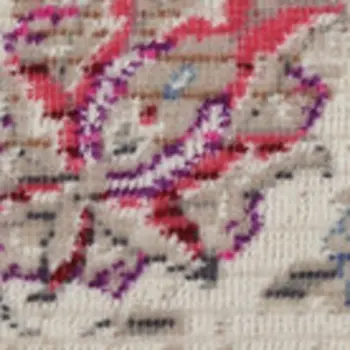 2' X 4' Ivory Brown And Gray Floral Distressed Area Rug
