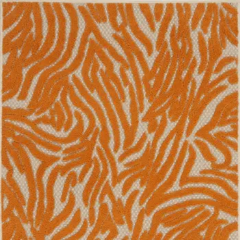 5' X 7' Blue And White Wool Abstract Area Rug