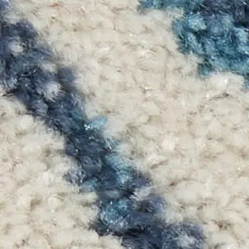 8' X 10' Ivory Brown and Gray Wool Abstract Area Rug