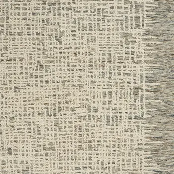 5' X 7' Ivory Brown and Gray Wool Abstract Area Rug