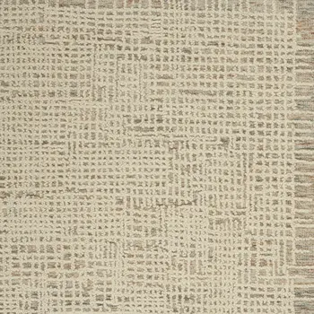 4' X 6' Beige and Tan Wool Abstract Area Rug