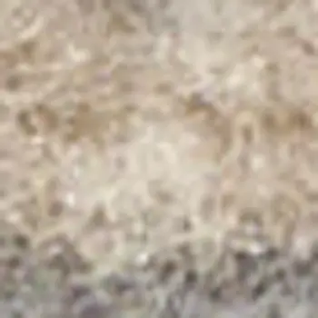 8' Ivory Charcoal and Taupe Abstract Distressed Non Skid Runner Rug