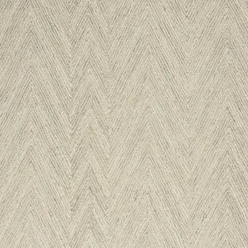 4' X 6' Ivory and Gray Wool Chevron Area Rug