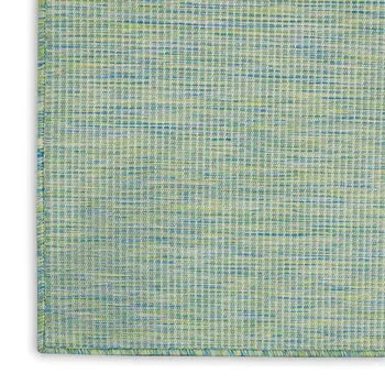 4' X 6' Blue and Ivory Damask Distressed Non Skid Area Rug