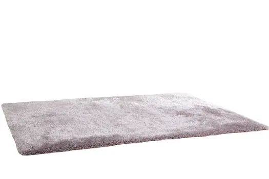 8' X 11' Silver Shag Hand Tufted Area Rug