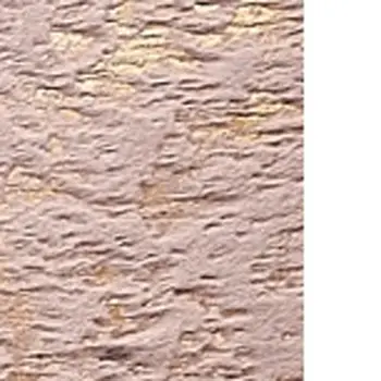 6' X 9' Pink and Gold Faux Fur Abstract Shag Non Skid Area Rug