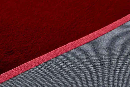 7' X 10' Red Faux Fur Shag Area Rug