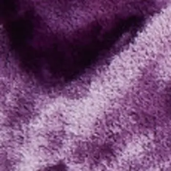 7' X 10' Purple and Ivory FauX Fur Shag Non Skid Area Rug