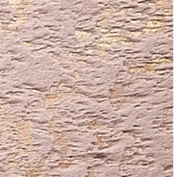 2' X 3' Pink and Gold Faux Fur Abstract Shag Non Skid Area Rug