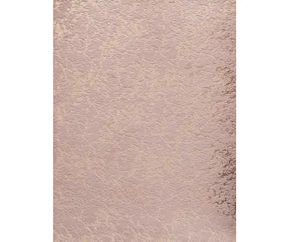 8' X 11' Pink and Gold Faux Fur Abstract Shag Non Skid Area Rug