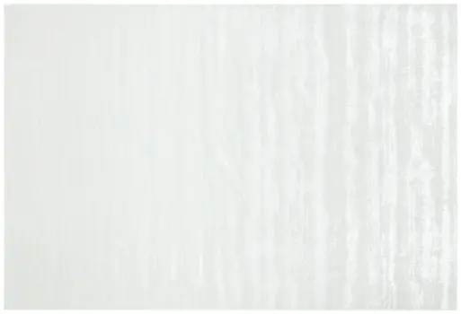 10' White Abstract Washable Runner Rug