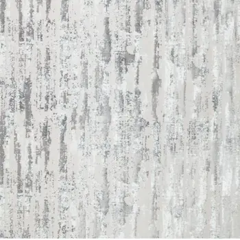 3' X 5' Silver Gray And Off White Abstract Washable Area Rug