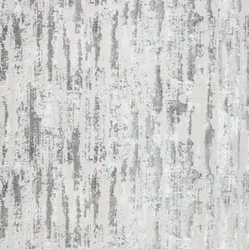 3' X 5' Silver Gray And Off White Abstract Washable Area Rug
