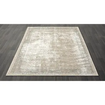 2' X 3' Beige Floral Area Rug