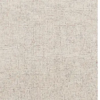 8' Beige And Brown Wool Abstract Hand Tufted Runner Rug