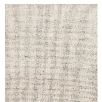 8' Beige And Brown Wool Abstract Hand Tufted Runner Rug