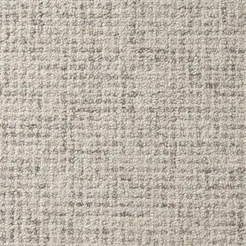 8' Beige And Brown Wool Abstract Hand Tufted Runner Rug