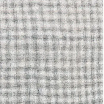 8' Blue And Ivory Wool Abstract Hand Tufted Runner Rug