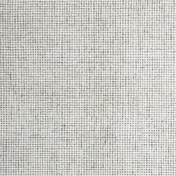 8' Gray And Ivory Wool Checkered Hand Tufted Runner Rug