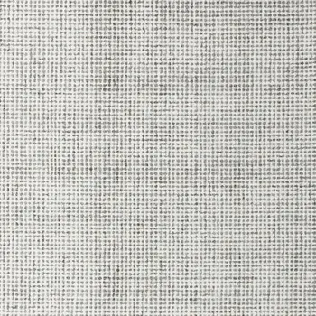 5' X 7' Gray and Ivory Wool Checkered Hand Tufted Area Rug