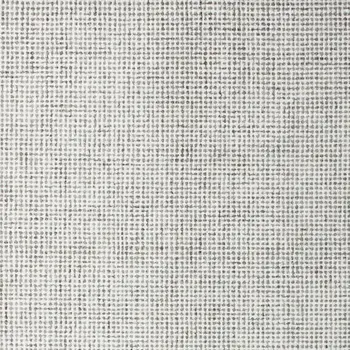 9' X 12' Gray and Ivory Wool Checkered Hand Tufted Area Rug