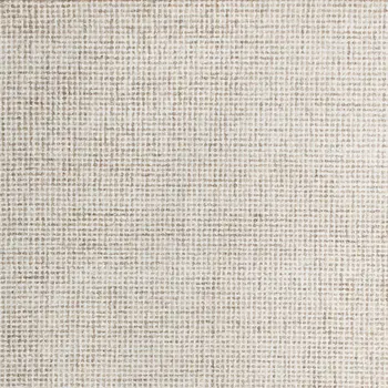 8' Beige And Ivory Wool Checkered Hand Tufted Runner Rug