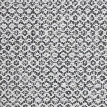 Set of Two Gray Chevron Cotton Throw Pillow