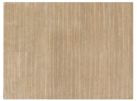 8' X 10' Beige Wool Abstract Lines Hand Loomed Area Rug
