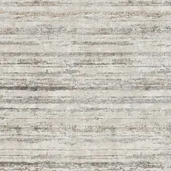 9' X 12' Cream and Gray Abstract Non Skid Area Rug