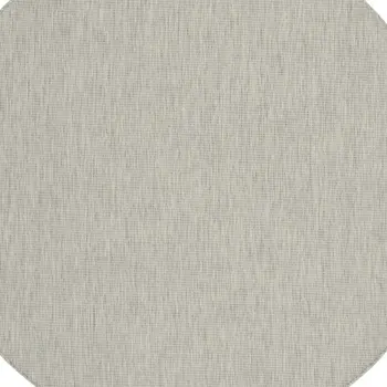 8' X 11' Ivory Tan and Gray Wool Geometric Area Rug