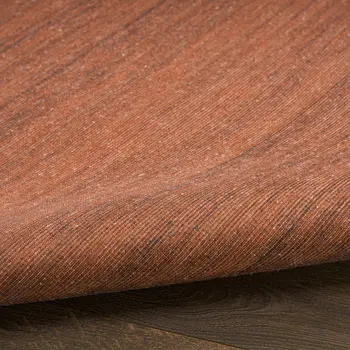 8' X 10' Brick Red Washable Area Rug