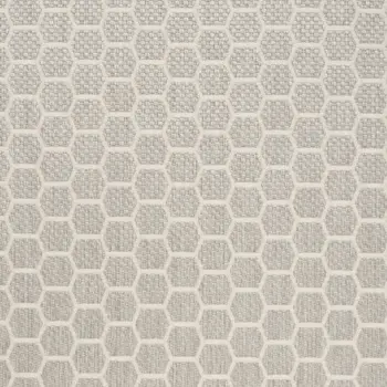 4' X 6' Gray And Ivory Geometric Indoor Outdoor Area Rug
